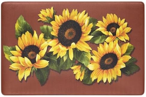 Anti-Fatigue Floor Comfort Mat, Black Eyed Susan